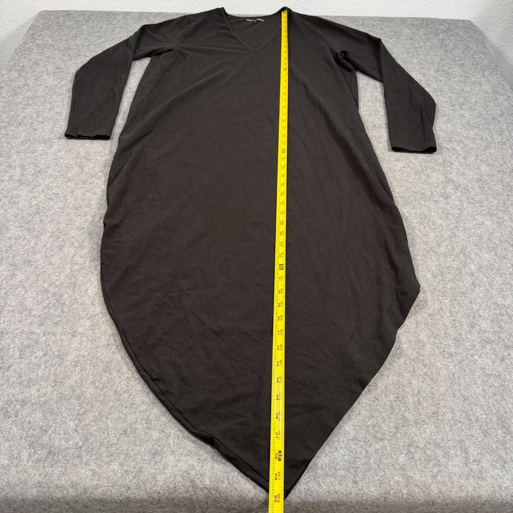Universal Standard‎ Black Iconic Geneva Asymmetrical Dress Women's Size Small - Picture 2 of 9